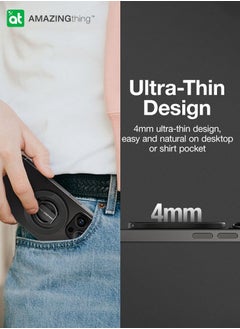 AMAZINGthing Titan MAG Magnetic Grip with Adjustable Stand Compatible with MagSafe - Black  - Image 4