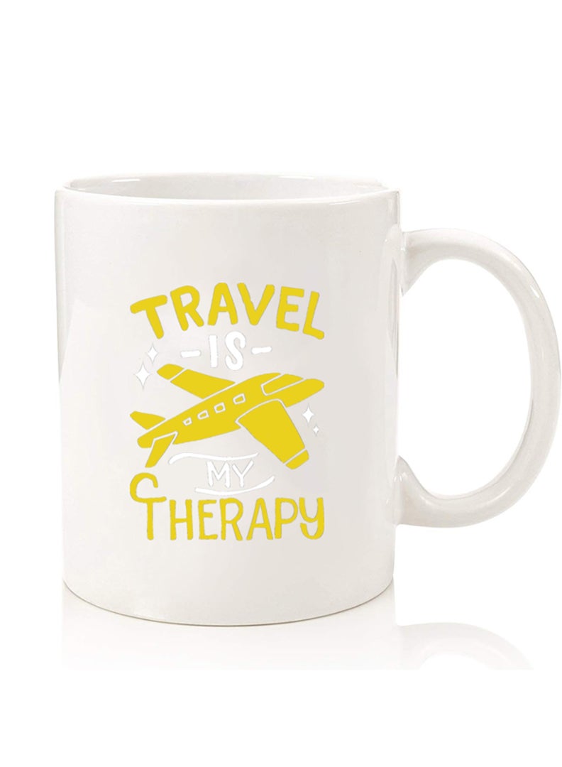 Theodor Premium Quality Two Sided Printed Coffee Mug Tea Cup For Home Office, Kids Men Women travel therapy - Image 1