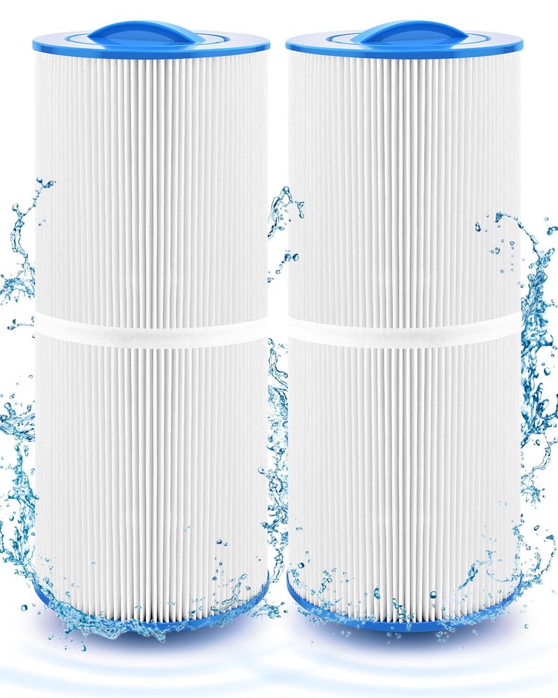 PACETAP Spa Filter Replaces for Unicel 6CH960 2 Pack Hot Tub Filter with Closed HandleNot be Removed Compatible with PJW60TLF2S Jacuzzi Filters J300 J400 Filbur FC2800 6540476 6540383