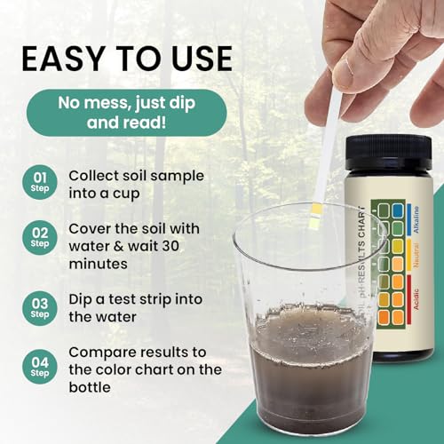 Leaping Lynx Soil pH Test Kit (3-9 Range) – 100 Test Strips for Garden, Lawn, Vegetable & Flower Beds | Quick & Easy Soil pH Monitoring for Indoor & Outdoor Plants | Leaping Lynx - Image 3
