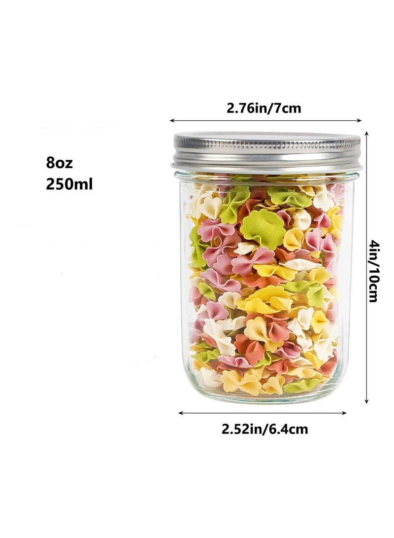 بيوينتي أواني ماسون عريضة الفم سعة 8 أوقية - Image 4