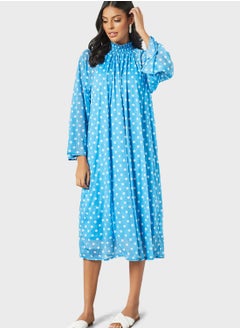 Polka Dot Print Dress