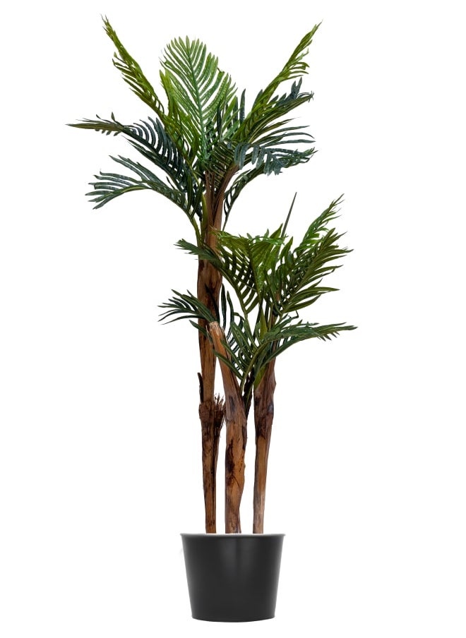 Unique Pots And Plants Areca Triple Loaf Stem Artificial Palm Tree H180CM  - Image 1