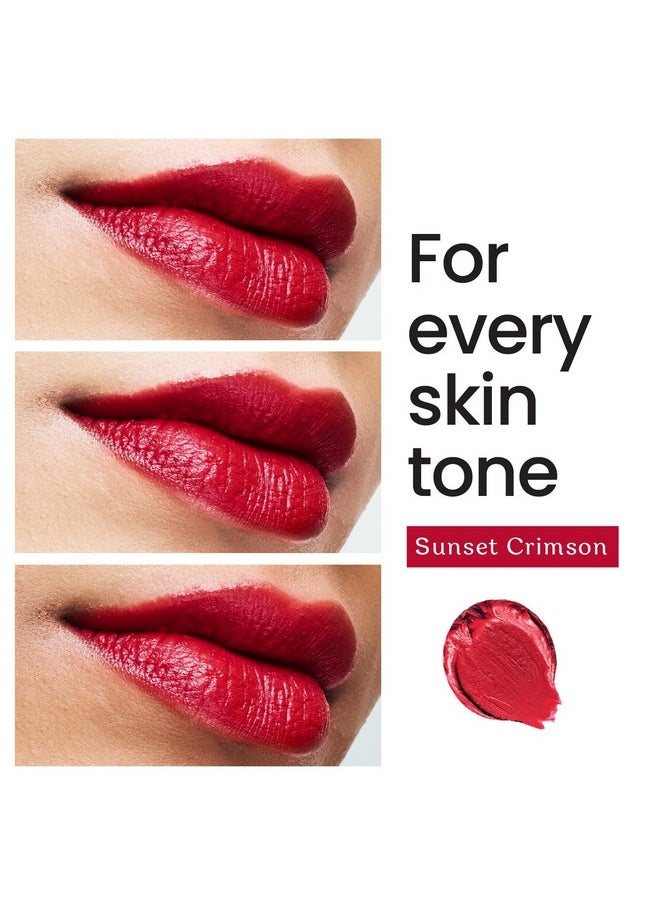 Color Cupid Color Cupid Velvety Intense Color 12-Hour Stay Bullet Lipstick | Infused with Hyaluronic Acid & Jojoba Oil | Transfer proof & Smudge Proof | Love Season | Sunset Crimson | 4.1g  - Image 3