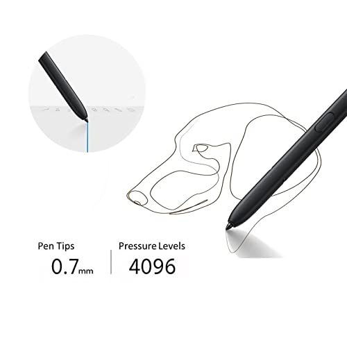 PCTC Galaxy S23 Ultra Stylus Pen with Bluetooth Replacement for Samsung Galaxy S23 Ultra 5G S Pen Stylus Pen Remote Control S23 Ultra S Pen(Phantom Black) - Image 4