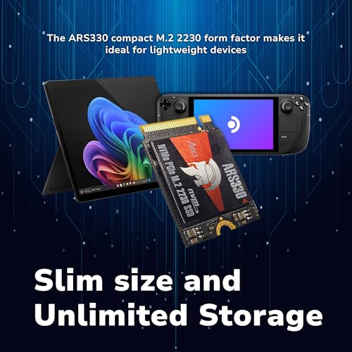 DATO M.2 2230 SSD PCIe 512GB Gen 3x4 NVMe with Aluminium heatsink, Internal Solid State Drive M Key for Business Students Gamers Creator, up to 2500/1700 MB/s - ARS330 - Image 3