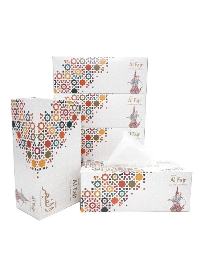Al Fajr مناديل الوجه الناعمة الفجر 200 ورقة، 2 طبقة، 30 عبوة - Image 3