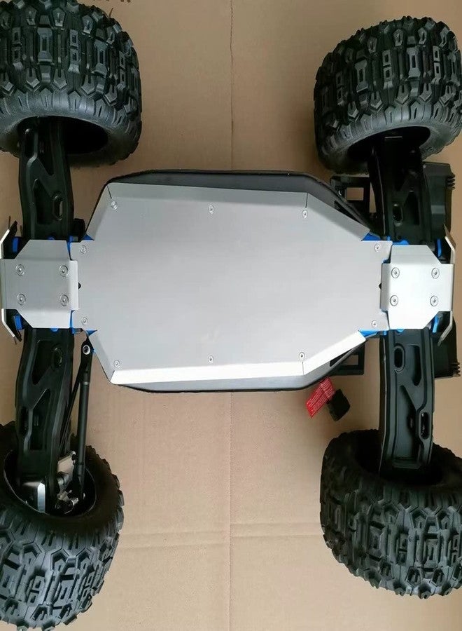 EPTNNASO لوحة حماية هيكل السيارة المصنوعة من الفولاذ المقاوم للصدأ من EPTNNASO لسيارة Traxxas Sledge بمقياس 1/8، رقم القطعة 95076-4 - Image 3