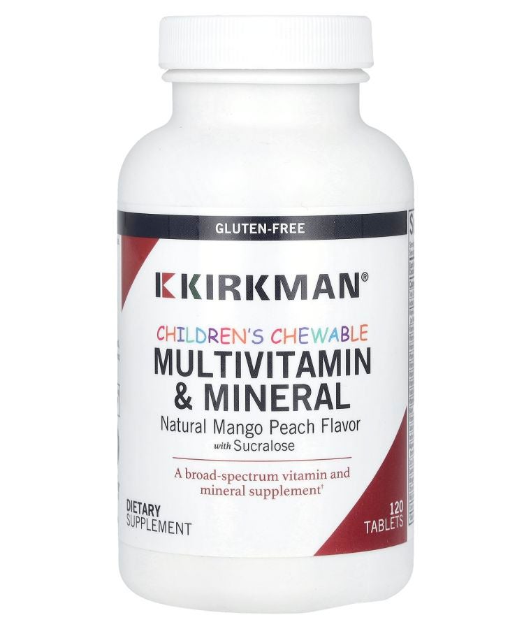 Children's Chewable Multivitamin & Mineral Natural Mango Peach 120 Tablets
