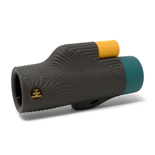 Nocs Provisions Field Tube 8x32 Waterproof Monocular, 8X Magnification Telescope, Bak4 Prism, Wide Field of View for Bird Watching, Backpacking & Wildlife Viewing - Desolation Black - Image 1