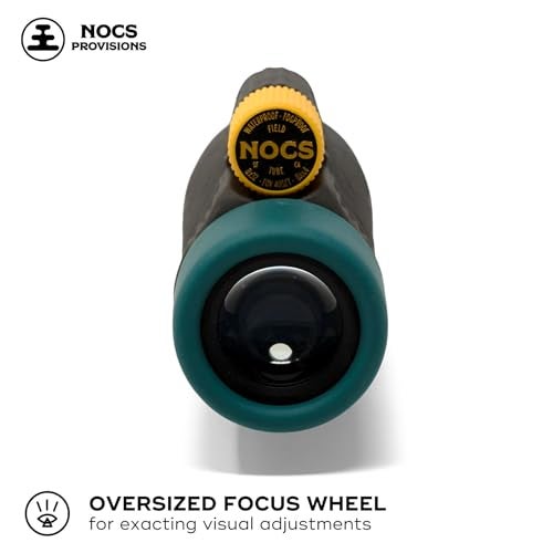 Nocs Provisions Field Tube 8x32 Waterproof Monocular, 8X Magnification Telescope, Bak4 Prism, Wide Field of View for Bird Watching, Backpacking & Wildlife Viewing - Desolation Black - Image 2
