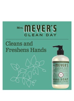 MRS. MEYER'S CLEAN DAY Liquid Hand Soap, Cruelty Free and Biodegradable Hand Wash Made with Essential Oils, Basil Scent, 12.5 oz - Pack of 6 - pzsku/ZB59A6F432E3B1405E65AZ/45/_/1740661981/cc9a9abe-a2f3-450e-8638-ea1e37a16fe1