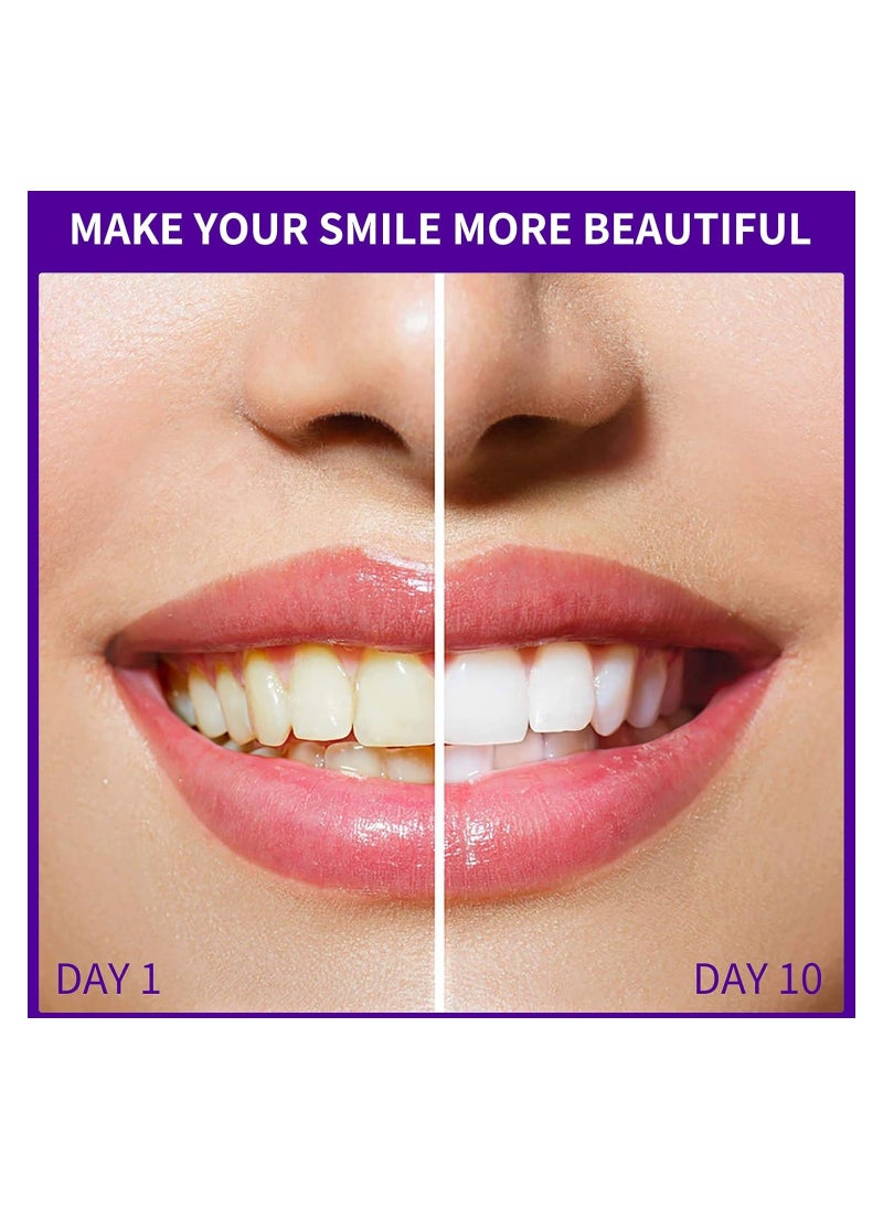 JAN LONDON - JL Purple Radiance Teeth Whitening Foam: V34 Stain Corrector & Brightening Formula - Unveil Your Best Smile with Our Advanced Dental Care Product  50ml - Image 1