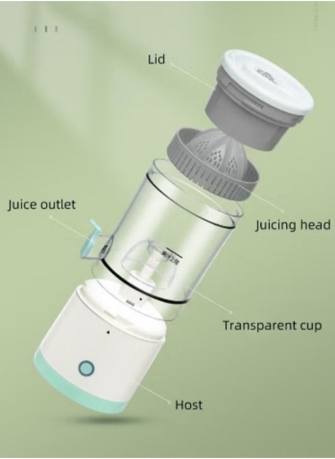KEVIN - Citrus Juicer, Electric Orange Juice Squeezer with Powerful Motor and USB Charging Cable, Juicer Extractor , Lime Juicer, Suitable for Orange, Citrus, Apple, Grapefruit and Pear. - Image 1