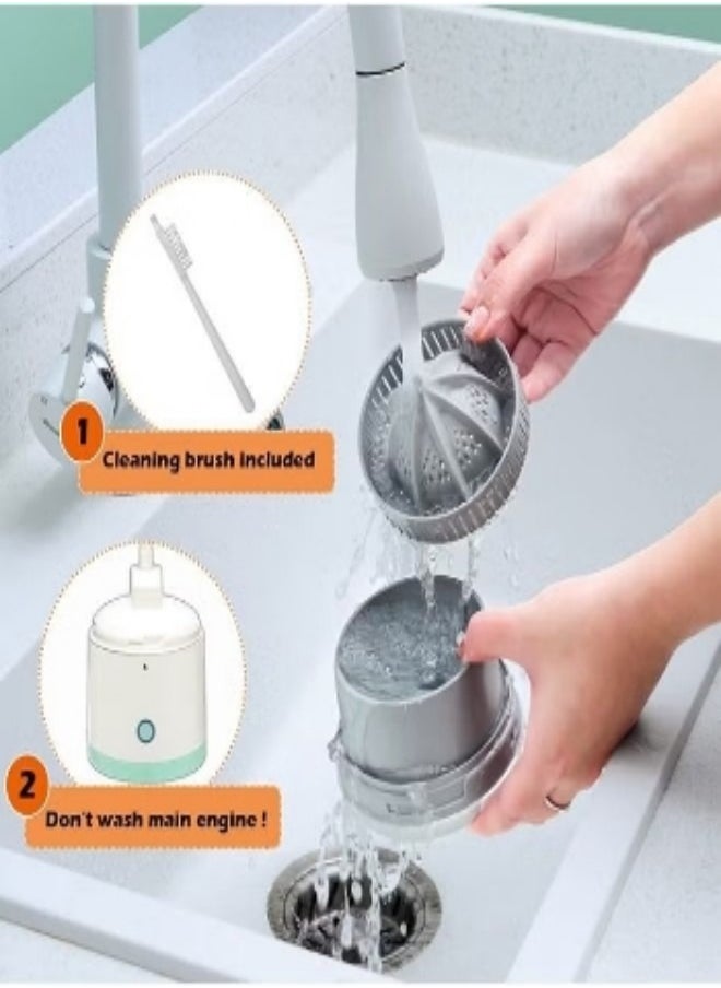 KEVIN - Citrus Juicer, Electric Orange Juice Squeezer with Powerful Motor and USB Charging Cable, Juicer Extractor , Lime Juicer, Suitable for Orange, Citrus, Apple, Grapefruit and Pear. - Image 1
