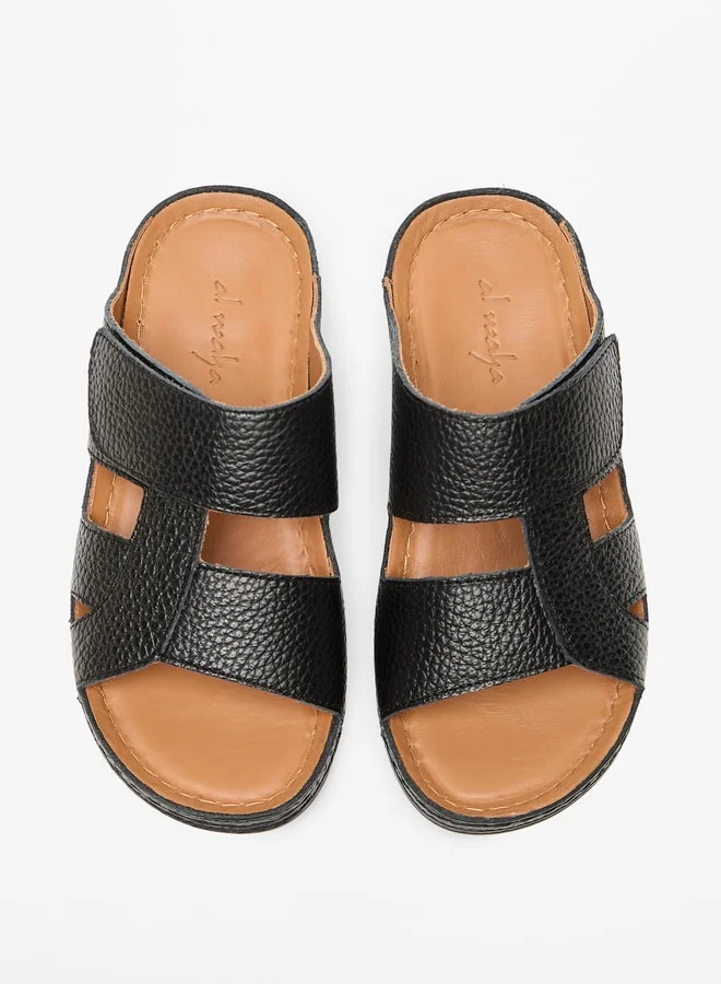 Al Waha Boys Textured Slip-On Arabic Sandals