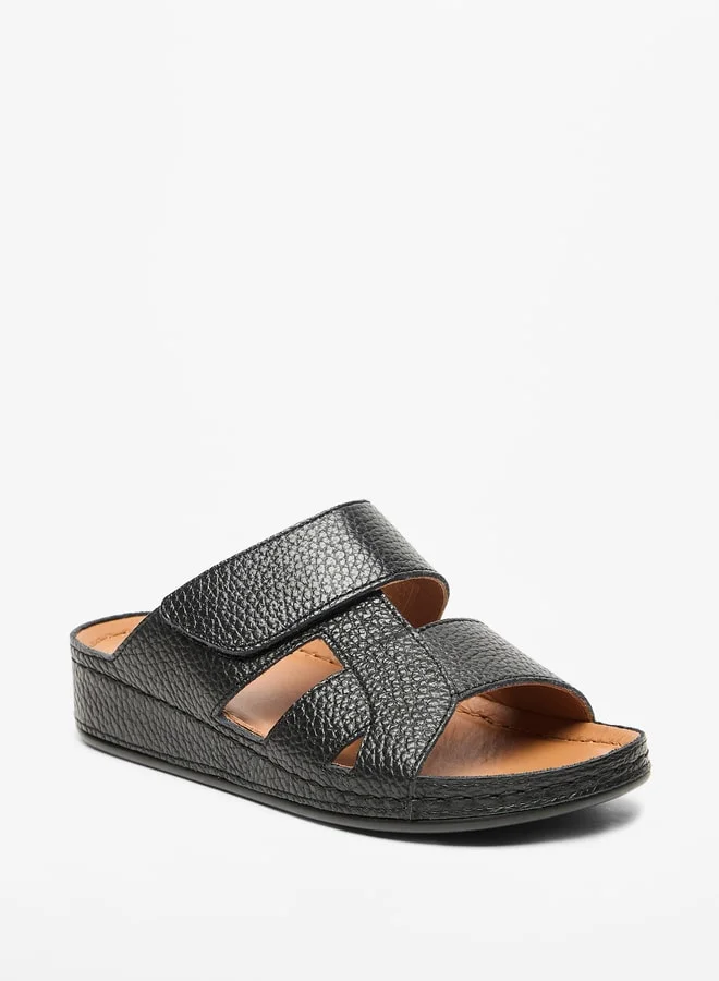 Al Waha Boys Textured Slip-On Arabic Sandals