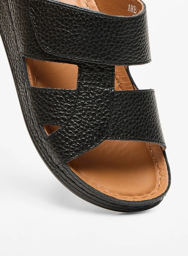 Al Waha Boys Textured Slip-On Arabic Sandals