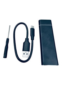Generic Aluminum USB 3.1 Type-C to M.2 NVMe & SATA SSD Enclosure Adapter Case – Compatible with M-Key, B+M Key, Mini & M1 SSDs  - Image 2