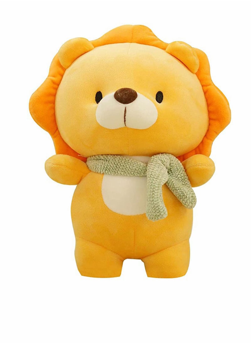 KASTWAVE Cute Lion Stuffed Animal Plush Toys, 11.8 inches Soft Hugging Pillow Animal Plushies Toy, Birthday Gifts for Kids, Thanksgiving Gift, Home Decorations Party Favors  - Image 1
