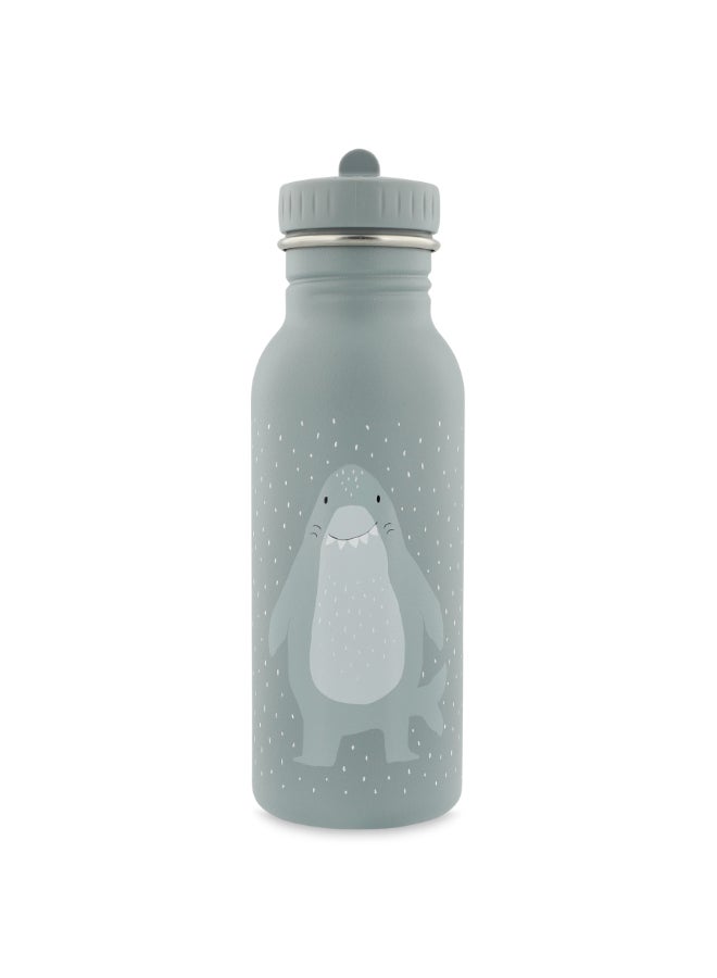 Trixie Stainless Steel Water Bottle - 500ml - Mr. Shark - Image 1