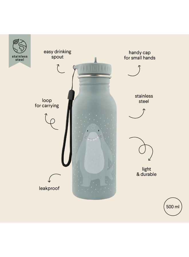 Trixie Stainless Steel Water Bottle - 500ml - Mr. Shark - Image 4