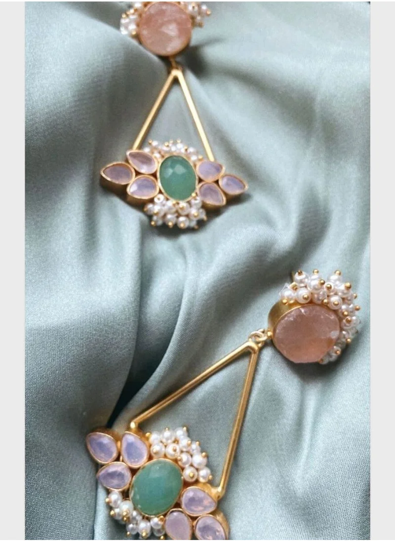 DORI Alina Embellished Drop Earrings