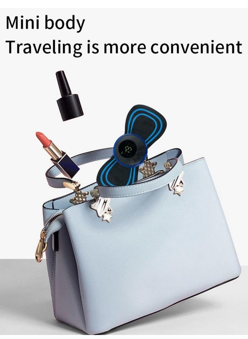 Loquat New Edition Microcurrent Ems Portable Massage Device for 2 Pcs Ems Lymphatic Drainage Massager for Neck Shoulder Limbs 8 Modes 19 Levels Cordless - Image 3