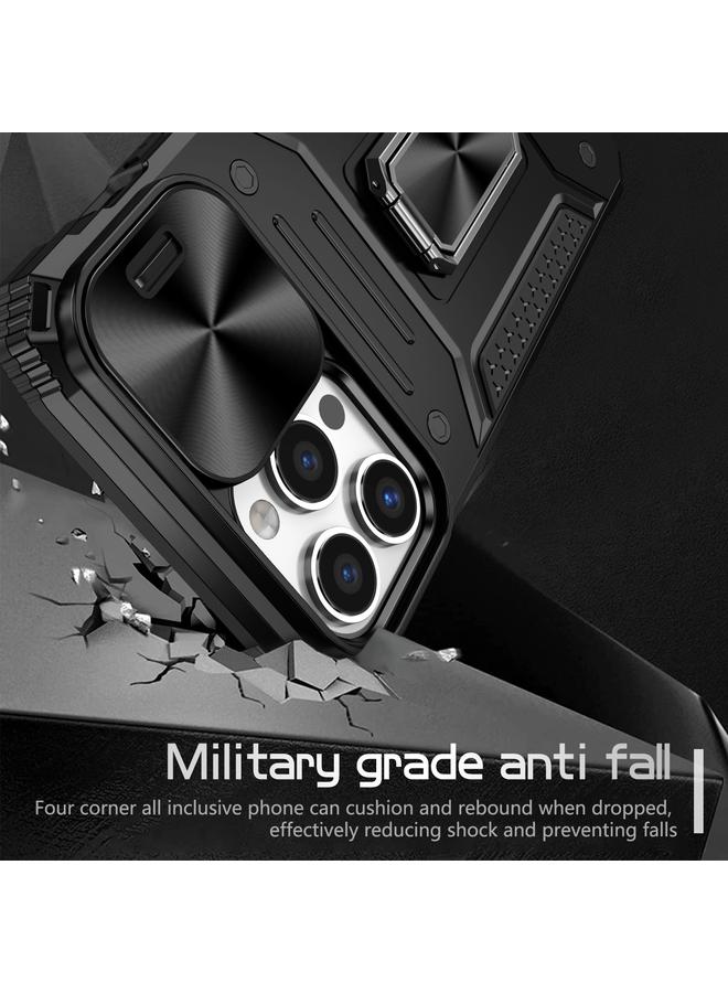 زبون جراب لهاتف iPhone 13 Pro Max Camshield Robot TPU Hybrid PC Phone Case - Image 3