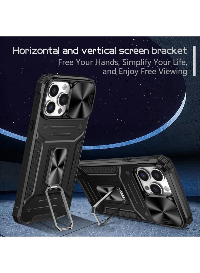 زبون جراب لهاتف iPhone 13 Pro Max Camshield Robot TPU Hybrid PC Phone Case - Image 5