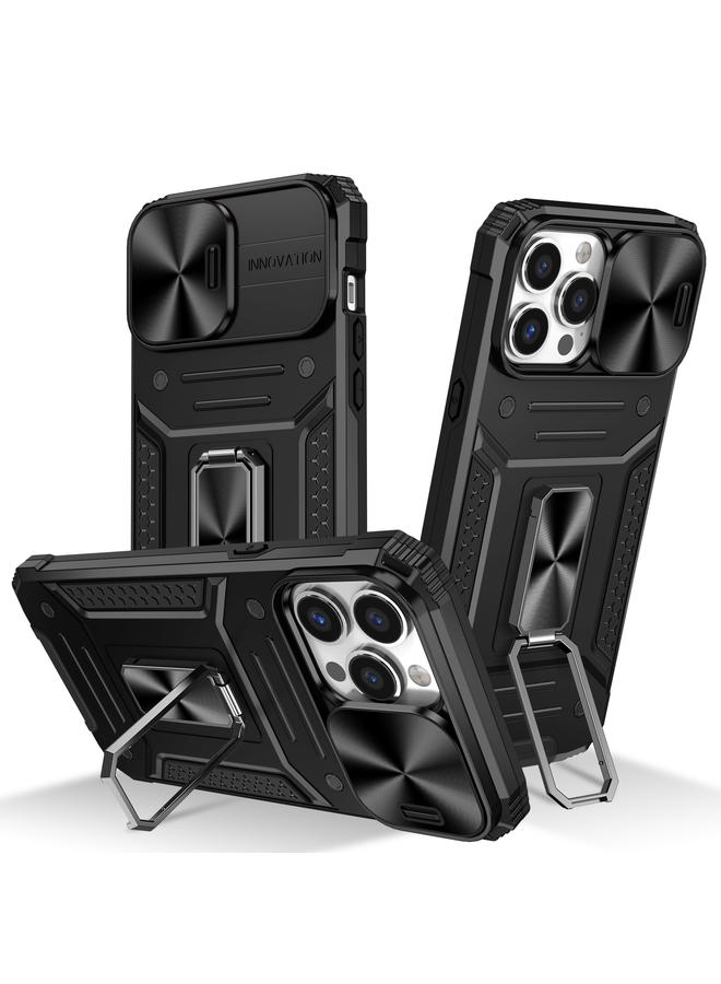 زبون جراب لهاتف iPhone 13 Pro Max Camshield Robot TPU Hybrid PC Phone Case - Image 1