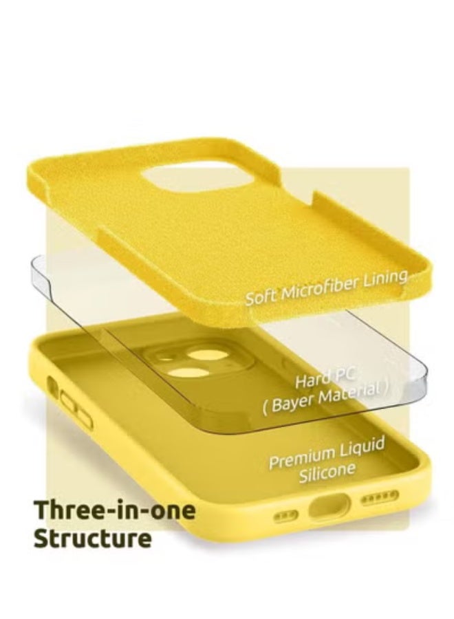 GULFLINK Back Cover Phone Protect Case For iPhone 14 Yellow - Image 2