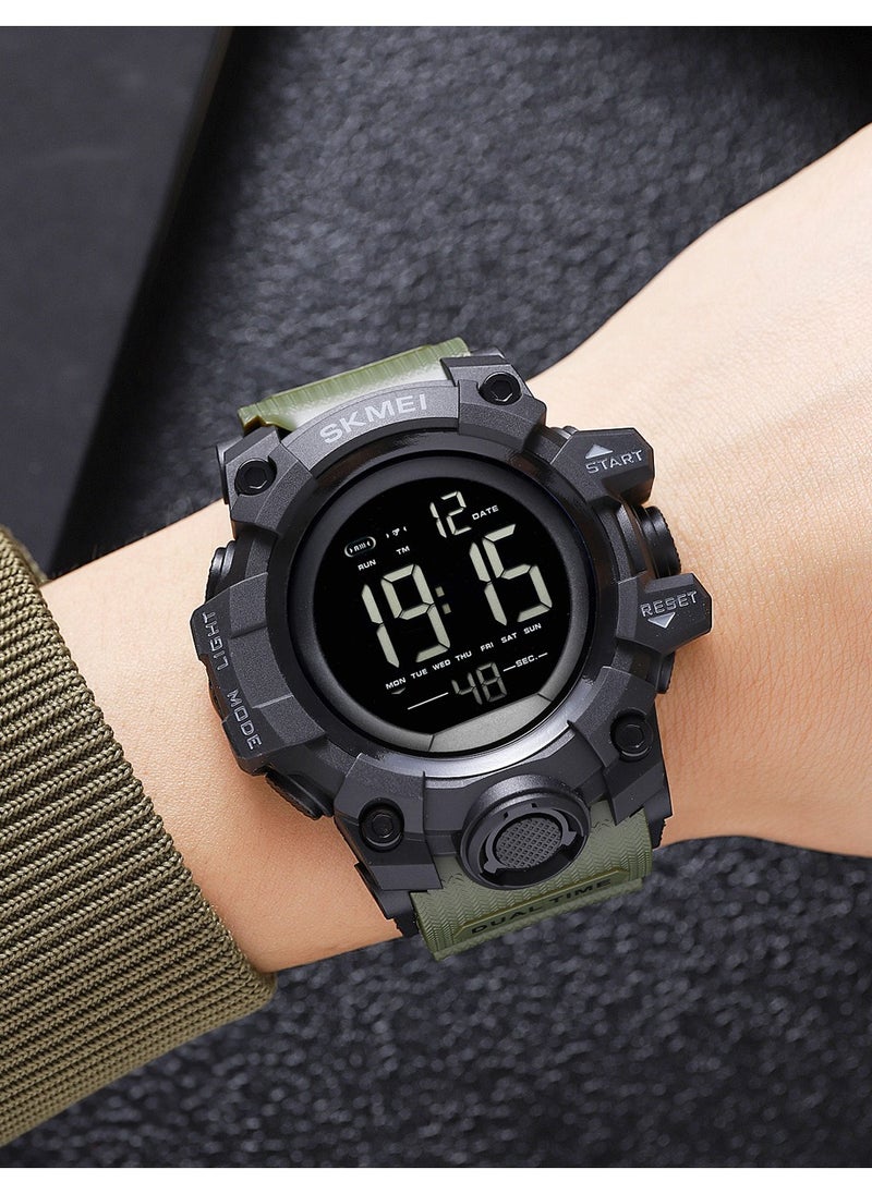 SKMEI - Watches for Men Water Resistance Digital Green 2140 - Image 1