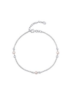 Women 925 Sterling Silver Freshwater Pearl Anklet: 4-5 Mm Pearl Beaded Anklet 9.8 Inch - pzsku/ZB59B21F8267C7B8CD2C5Z/45/_/1735214665/f44d3535-9af9-4419-b5ab-90deb28cbef0