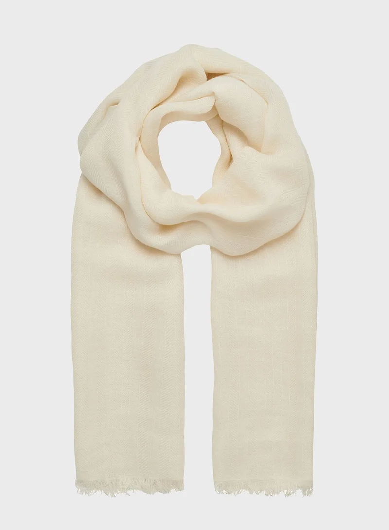 leem Chevron Weave Scarf