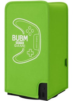 KASTWAVE Dust Cover for Xbox Series X Console, Dustproof Waterproof Anti-Scratch Fabric Easy Protective Case with Access Cable Port, Wetsuit Grade Elasticity Fabric (Green)  - Image 1