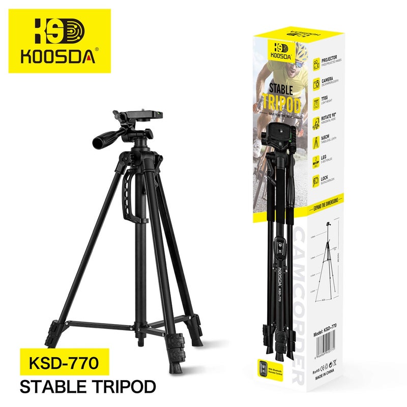 KOOSDA KSD-770 1.6M Stable Tripod - Perfect for Professional Photography - Image 3