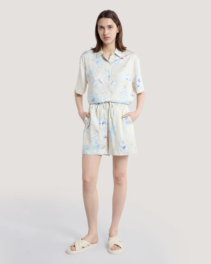 GANT Gant Relaxed Fit Floral Print Shorts
