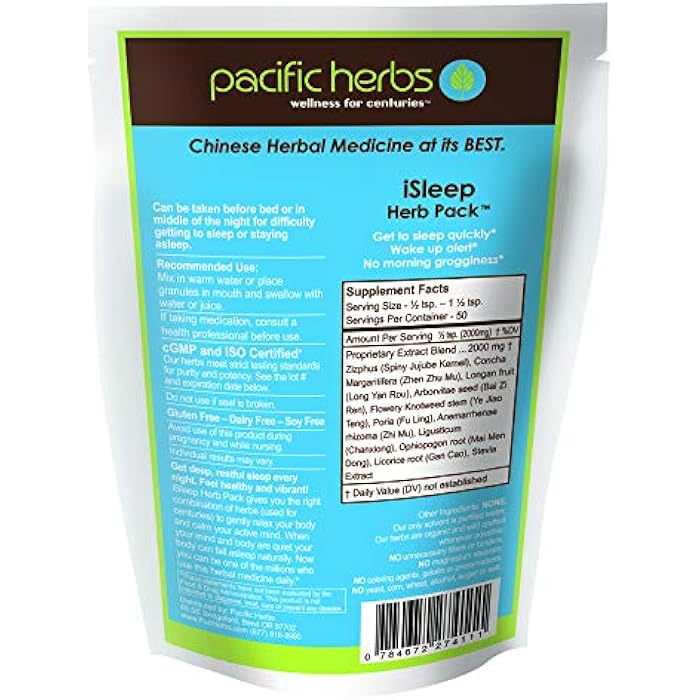Pacific Herbs Natural Sleep Supplement Herb Extract - Image 2