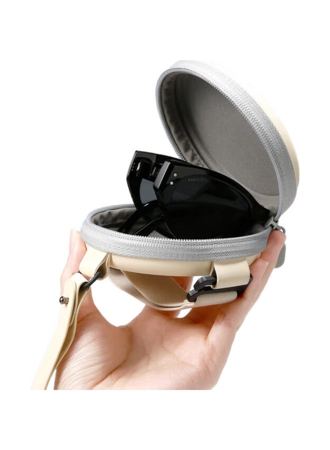 PARZIN Foldable Sunglasses, Fan Chengcheng'S Style Retro Cat-Eye Frame Driving Trendy Sunglasses 91511 - Image 1