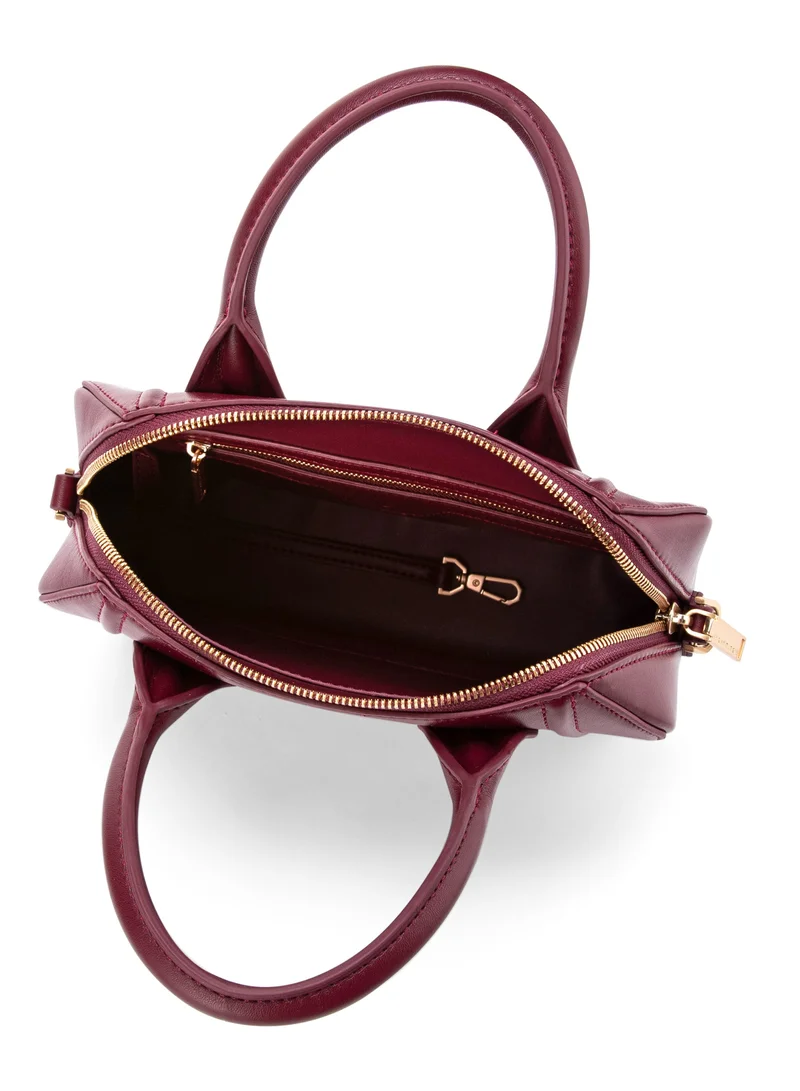 Veganologie Gemma Crossbody Bag In Syrah Made Using 1.5 Bamboo Stems