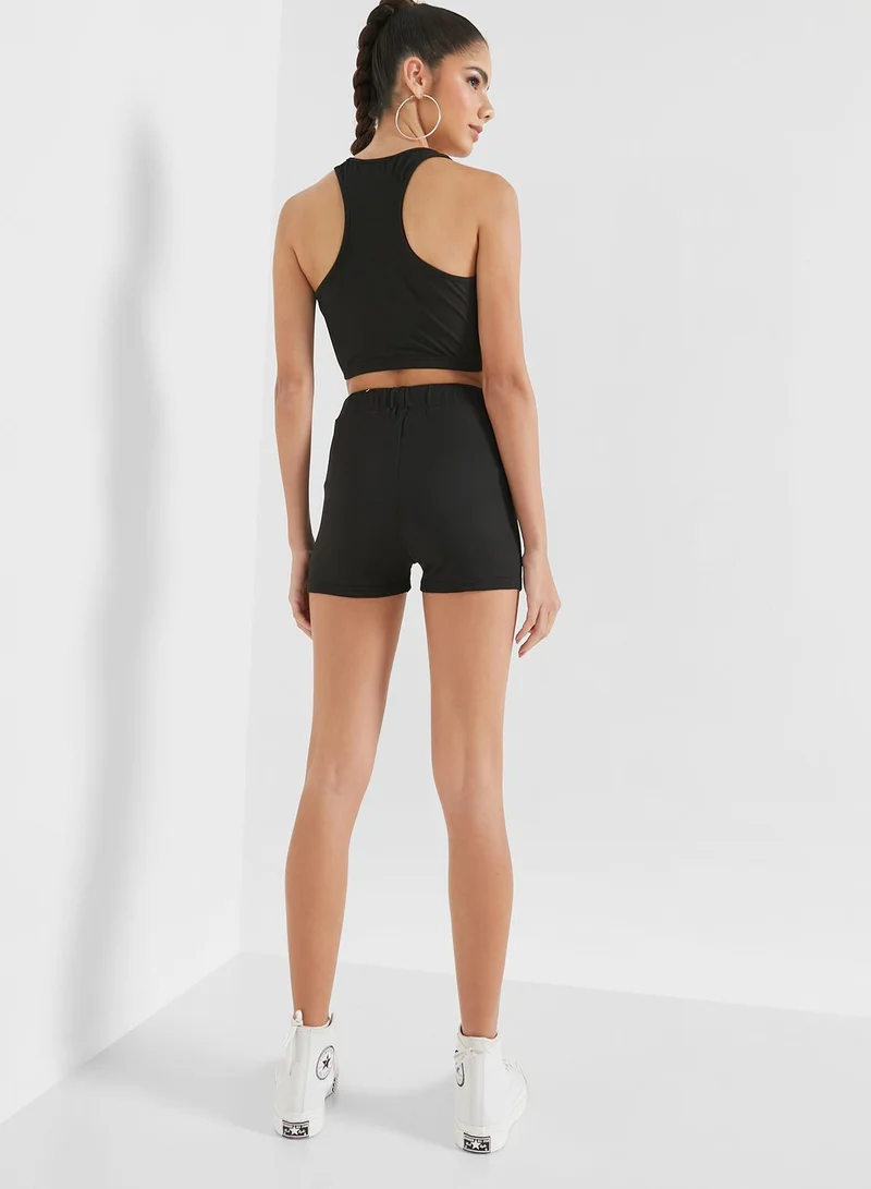 Ginger Solid Shorts Set