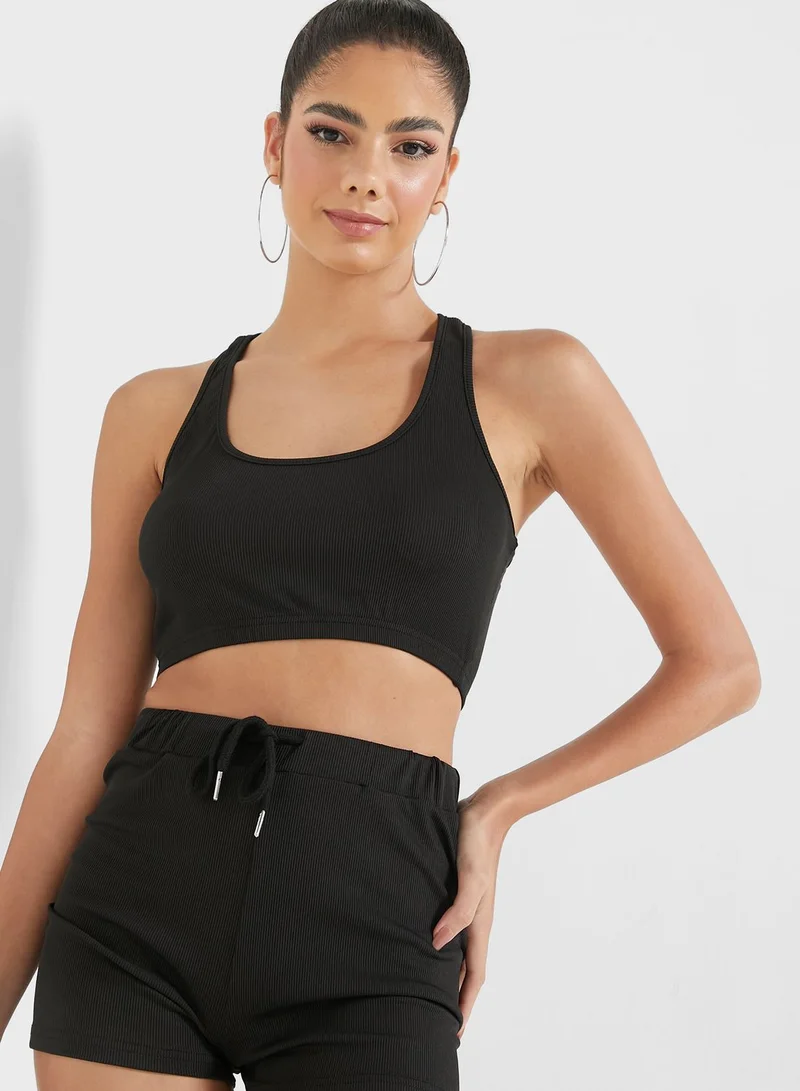 Ginger Solid Shorts Set