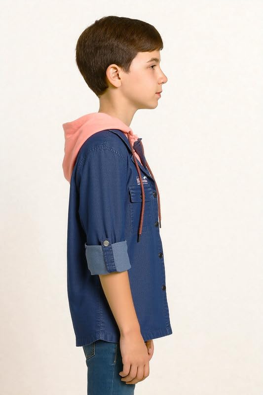 CAVIO Boys Denim Full Sleeves Shirt and T-Shirt - Image 2