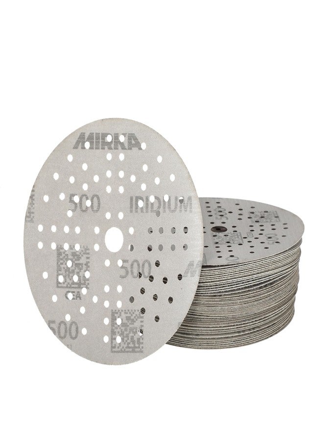 Mirka Iridium 5-Inch Sandpaper, 500 Grit - 50-Pack Hook & Loop Discs for Automotive, Wood, Wall & Body Sanding - Premium Car Sanding Paper - Image 3