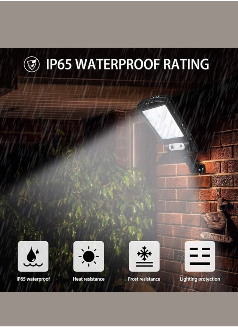 Generic Solar Light Outdoor, Ip65 Motion Sensor Led Security Solar hanging lights with Remote Control, 3 Lighting Modes Wireless Solar Lights Parking Garden Street Yard Deck | 120LED 6 Pieces  - Image 2