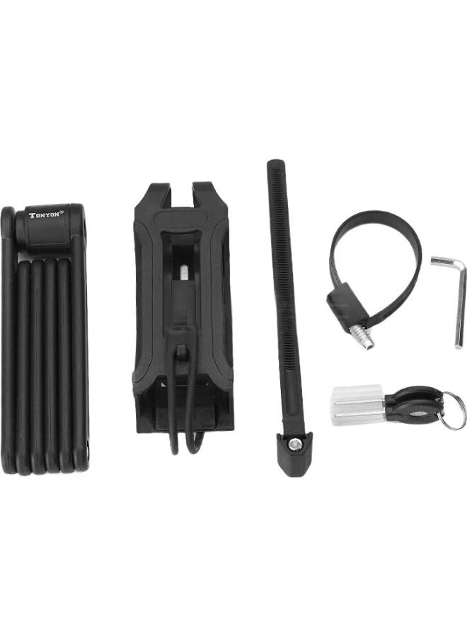 TONYON Universal 3853 Bicycle Lock, Mountain Bike Lock, Anti-Theft Folding Lock, Electric Bike Lock, Bicycle Accessories - Image 1