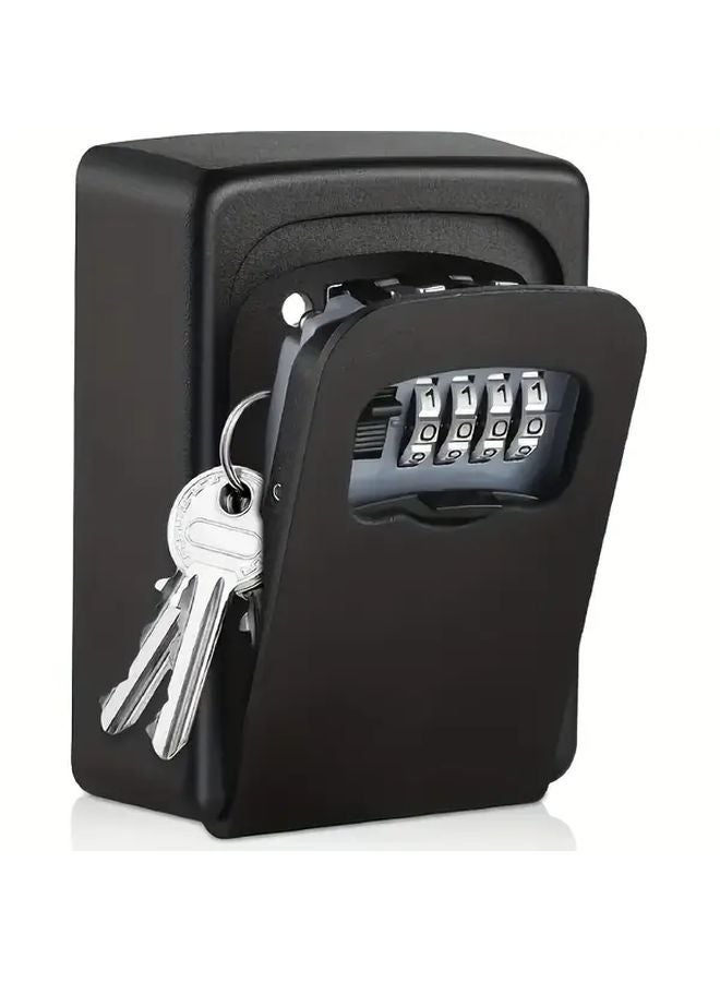 Key Lock Box Heavy Duty Stainless Steel Combination Lock Weatherproof Anti Theft - Image 2