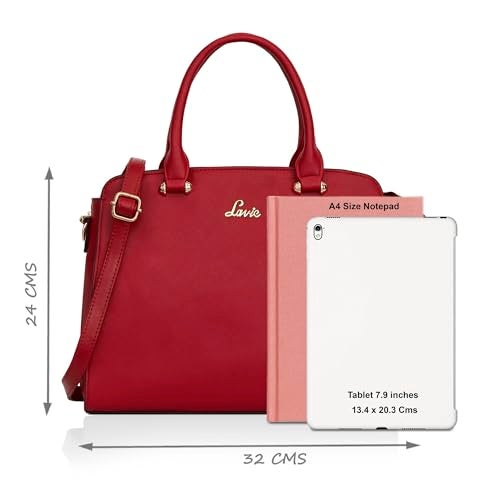 Lavie Women's Ushawu Medium Satchel Bag for Women | Satchel Handbag for Work | Ladies purse | Stylish Shoulder Bag | Gift for Women - Image 4
