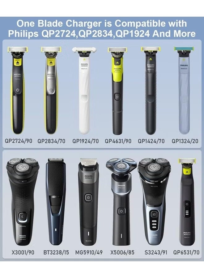 5V Charger for Philips Norelco Shaver 2400 2600, Wet & Dry Shaver Series 5000 7000 3000 Compatible with Philips Oneblade QP2724, QP2834, QP1924 USB Charging Cable - Image 3